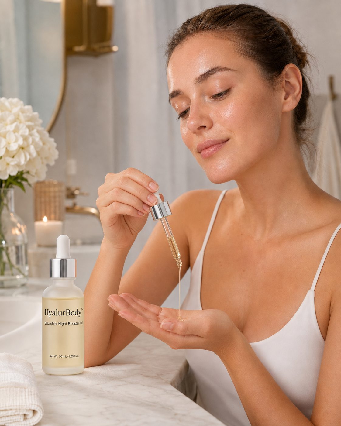 HyalurBody™ Bakuchiol Night Booster Oil (2%)