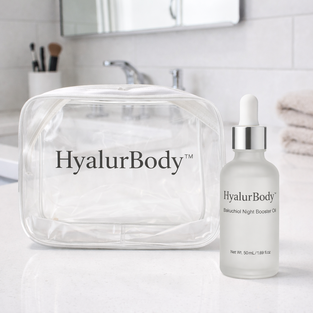 HyalurBody™ Clear Travel Toiletry Bag